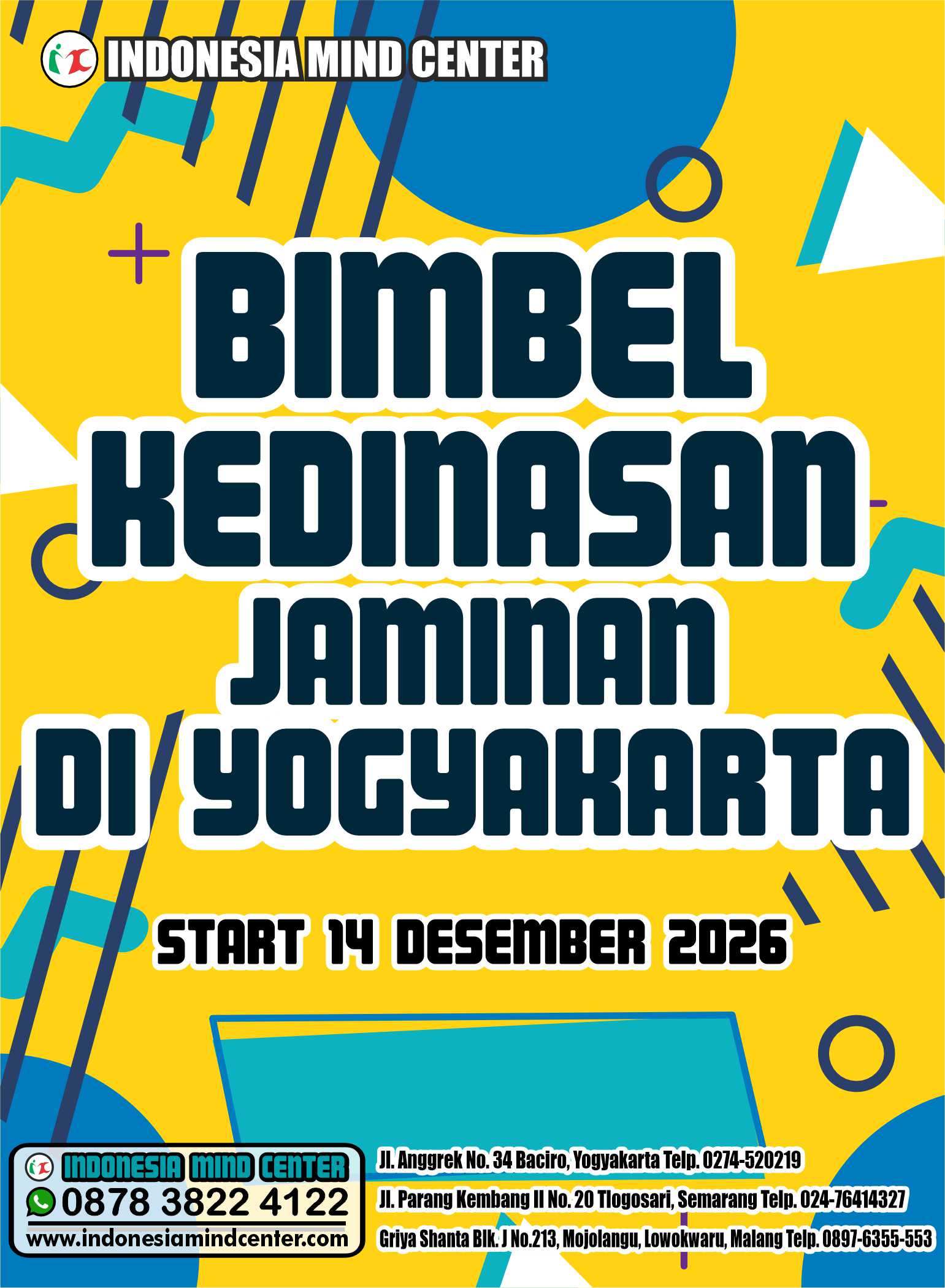 BIMBEL KEDINASAN 2027 JOGJA